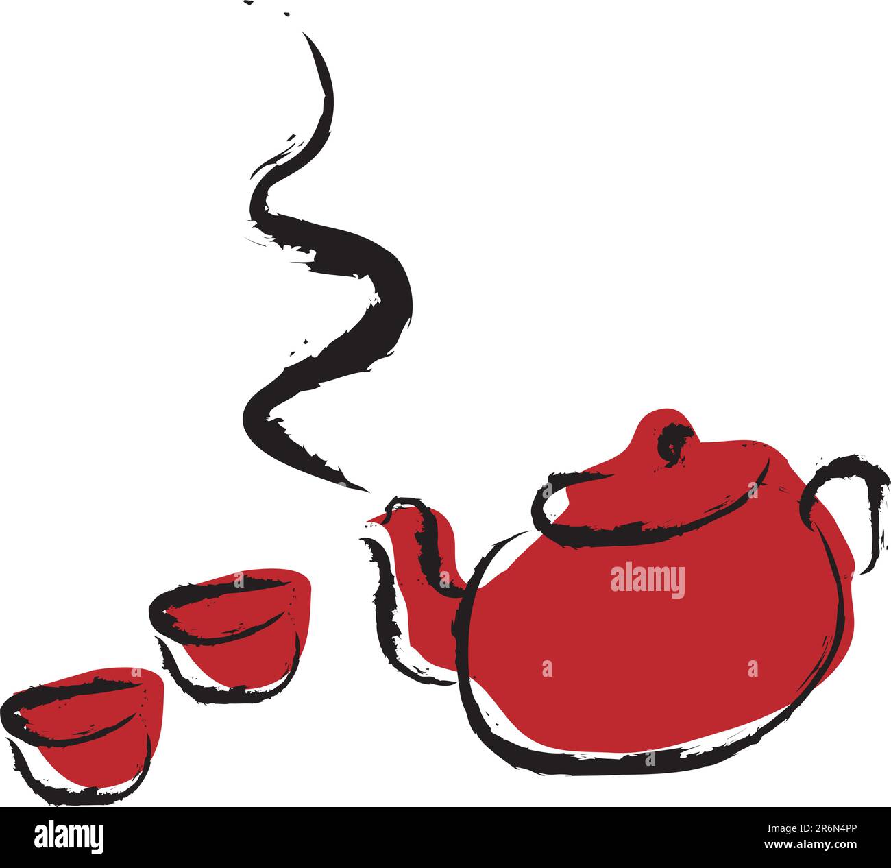 A Vector Illustration For A Traditional China Tea Set For Chinese Tea a-vector-illustration-for-a-traditional-china-tea-set-for-chinese-tea
