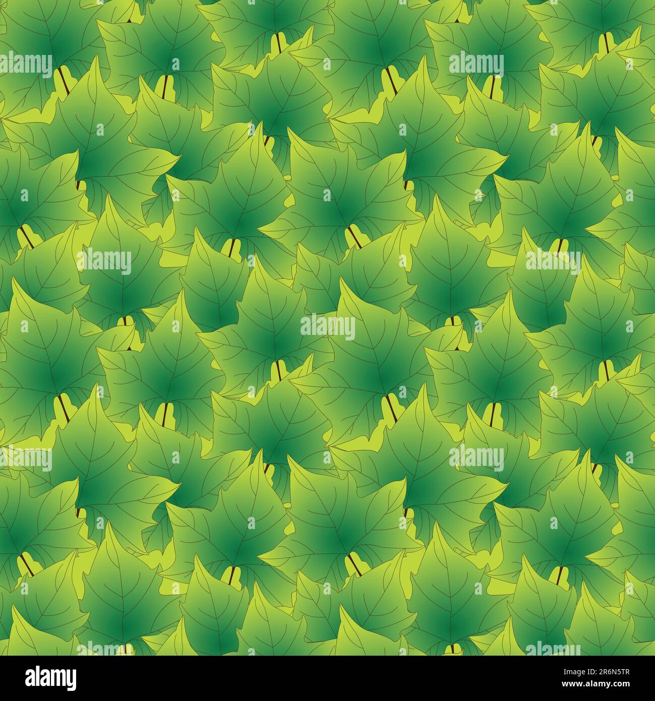 Seamless autumn background from a leaves Stock Vector