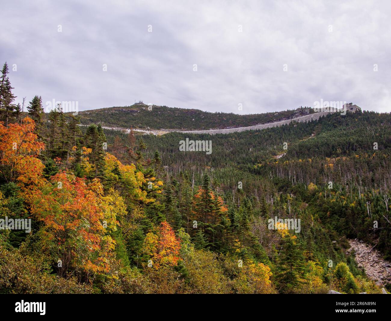 Breathtaking beauty of the Whiteface Mountain in Adirondack in New York