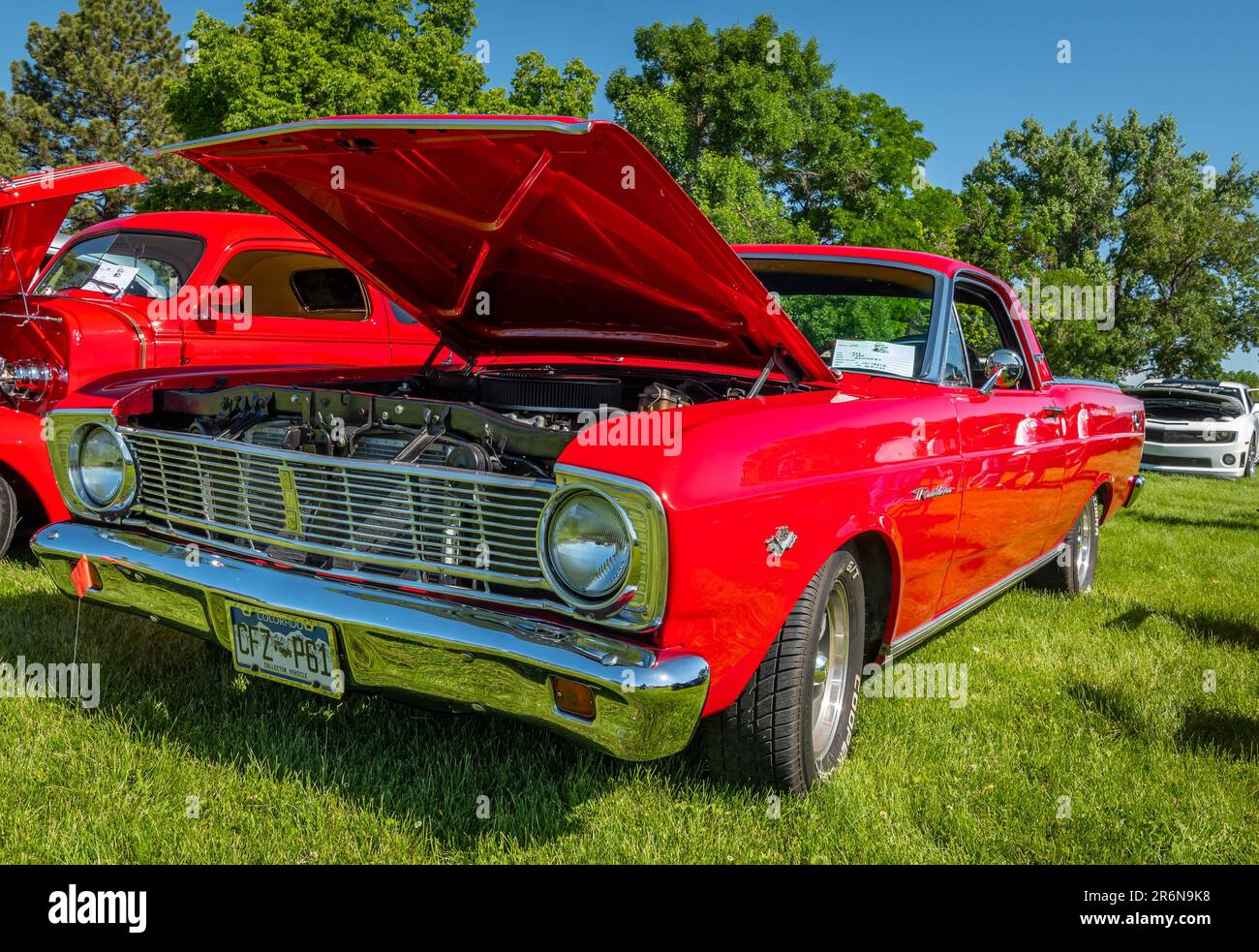 Canon City, CO, USA June 10, 2023 Vintage cars and the peoople they attract at the 41st
