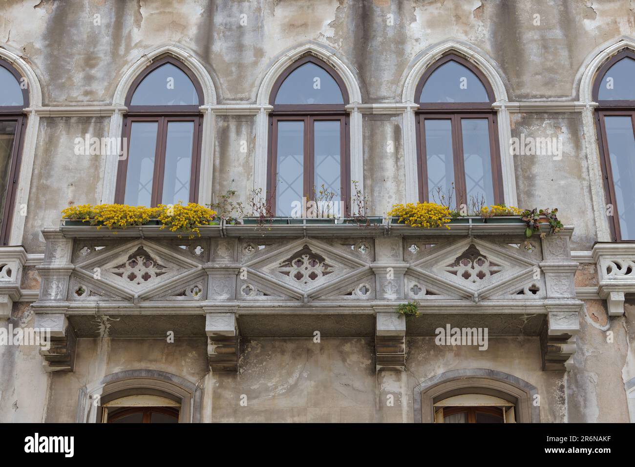 Details venetian architecture balcony hi-res stock photography and ...