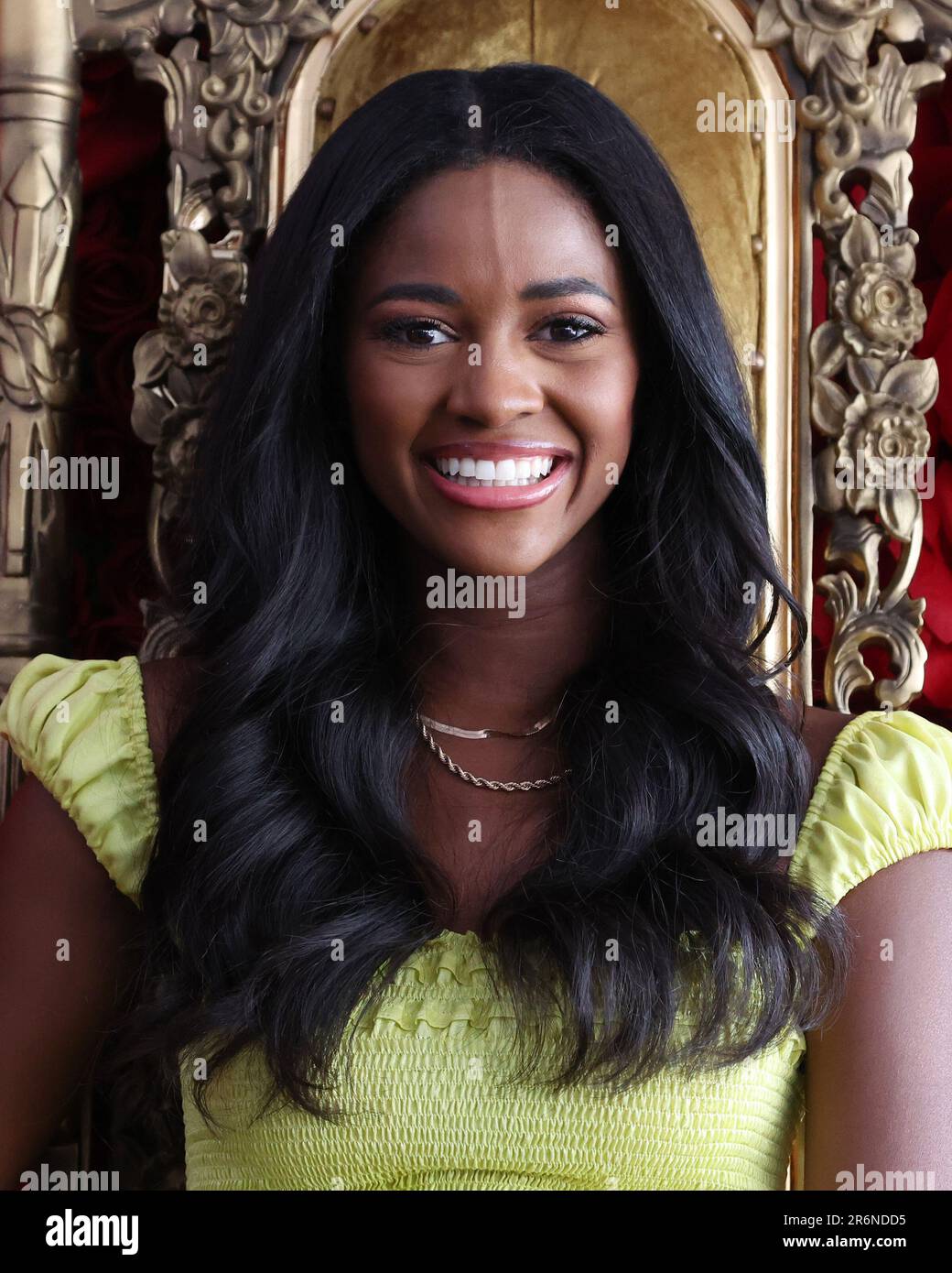 Nashville, USA. 10th June, 2023. Charity Lawson at The Bachelorette fan experience during the