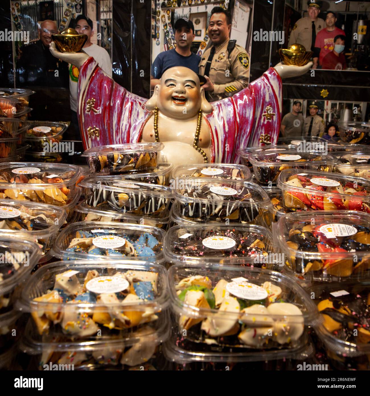 Golden Gate Fortune Cookie Factory in San Francisco's Chinatown is a