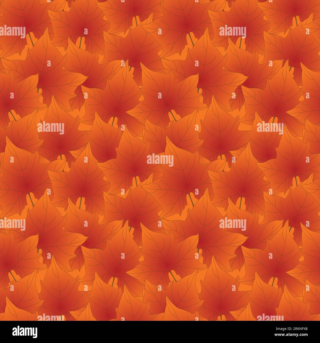 Seamless autumn background from a leaves Stock Vector