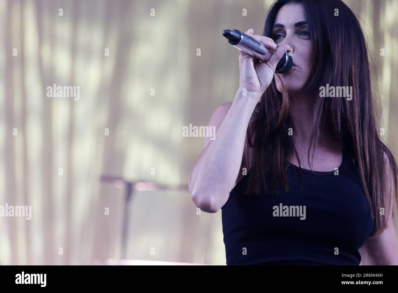 Rouen, France. 10th June, 2023. Jenifer performs on stage during the eighth edition of Armada on June 10, 2023 in Rouen, France. Credit: Bernard Menigault/Alamy Live News Stock Photo