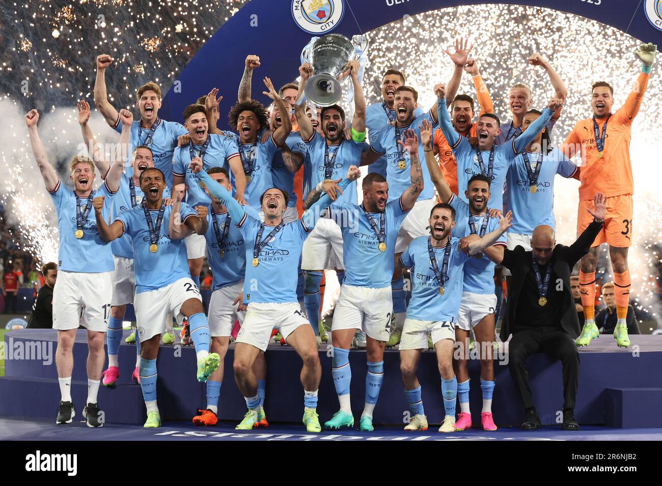 Manchester City Champions League Trophy Hi res Stock Photography And Manchester City Champions League Trophy Hi res Stock Photography And