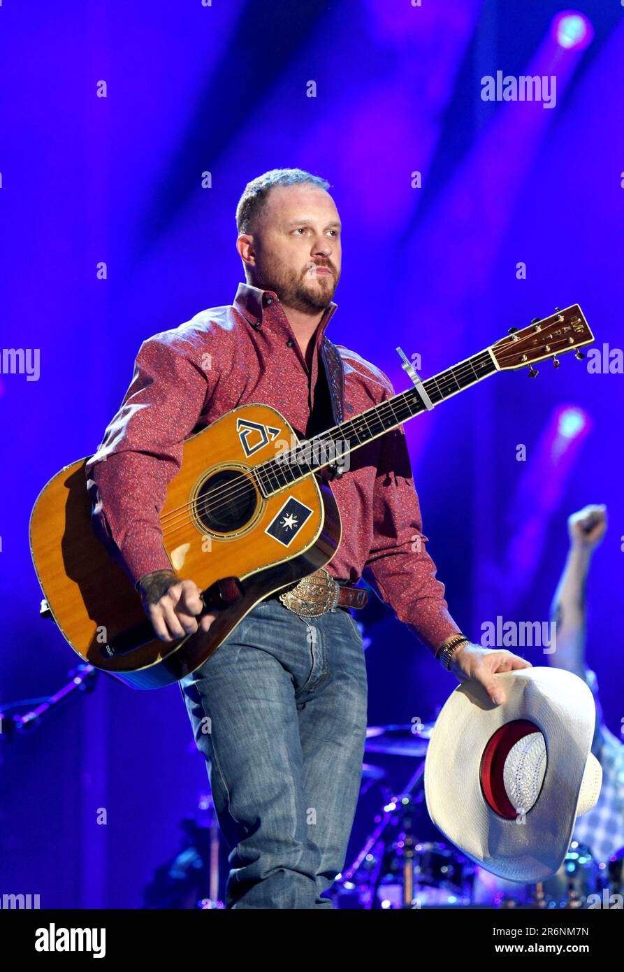 Nashville, TN, USA. 9th June, 2023. Cody Johnson on stage for CMA Fest