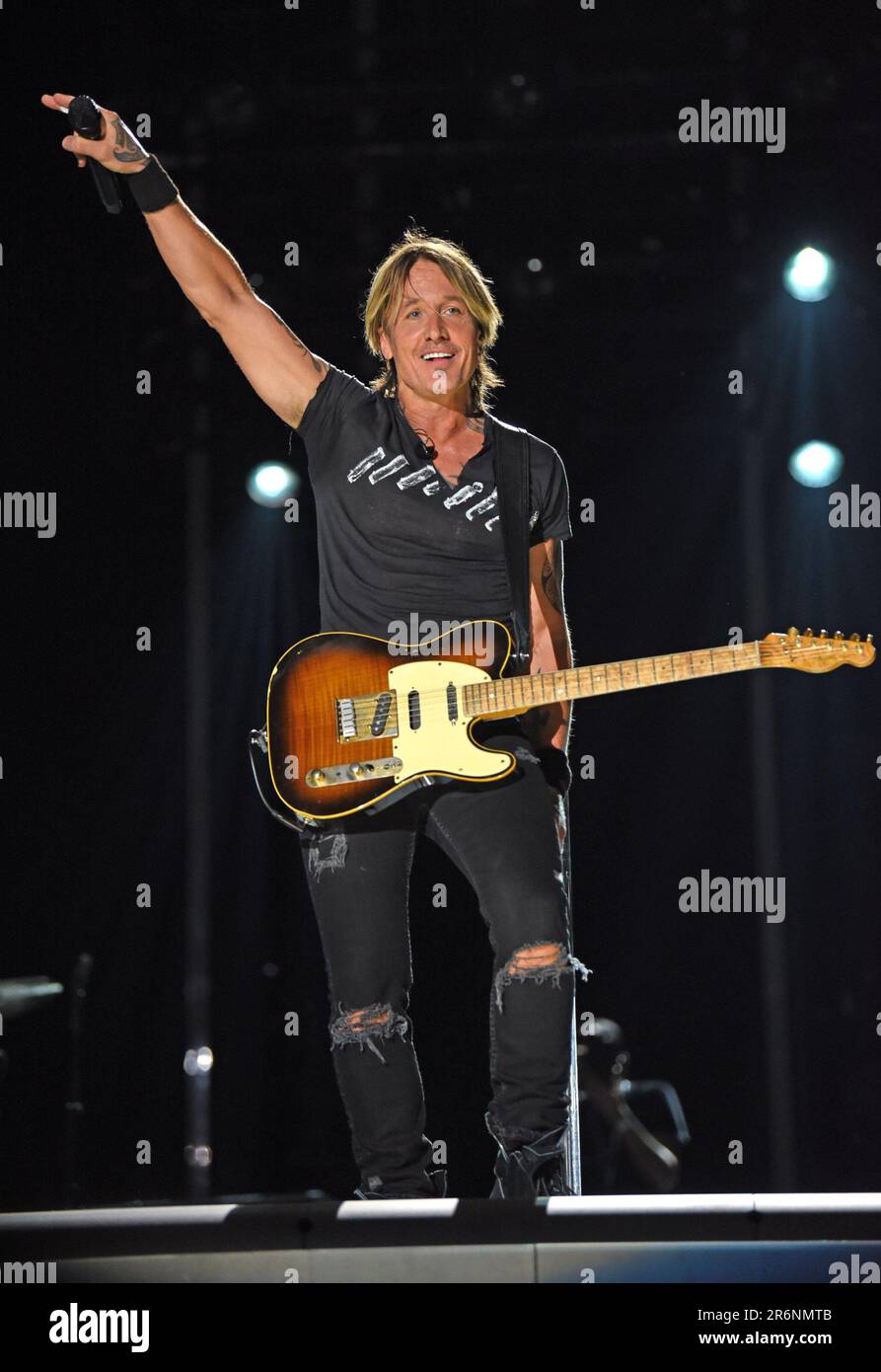 Nashville, TN, USA. 9th June, 2023. Keith Urban on stage for CMA Fest