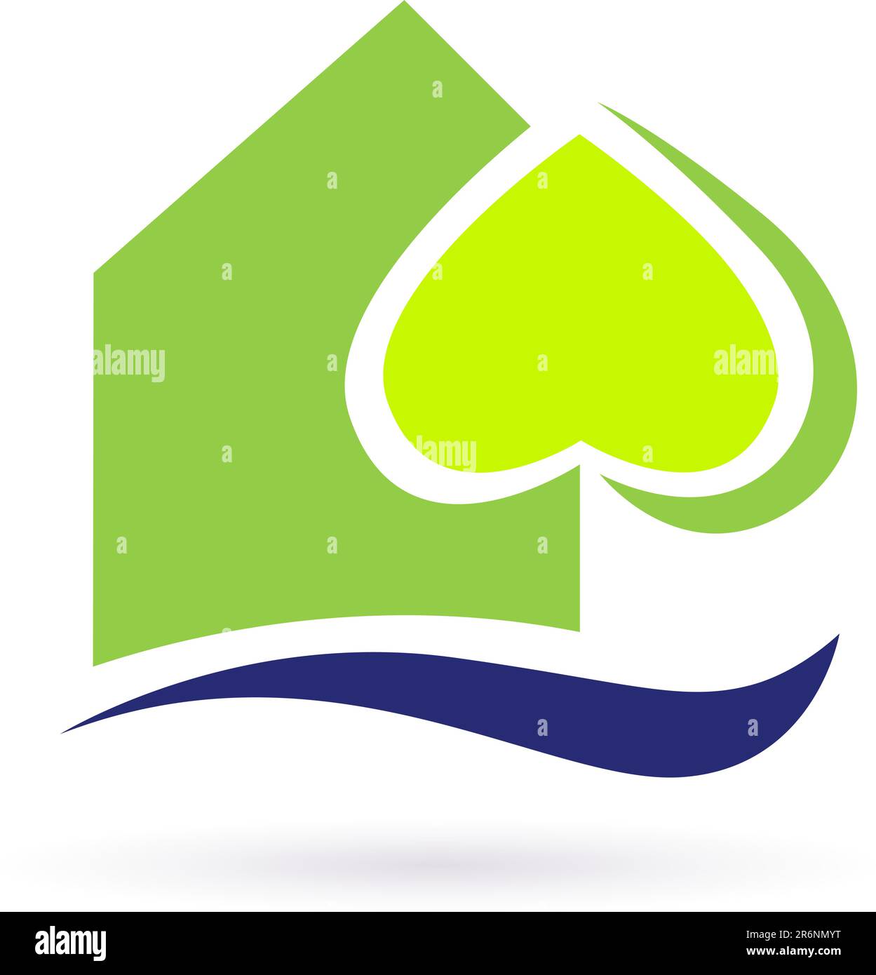 Green eco house icon. Vector illustration Stock Vector Image & Art - Alamy