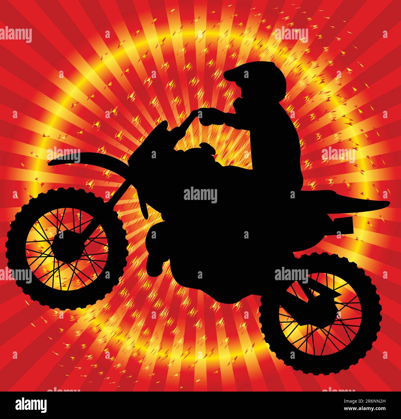 motorcyclist on the abstract background - vector Stock Vector Image ...