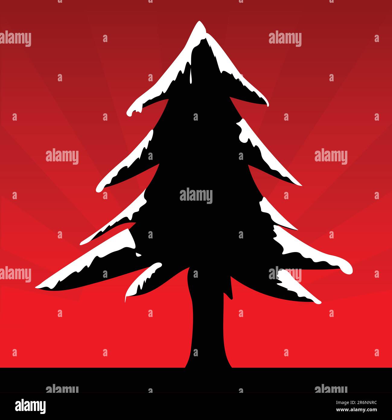 Vector Illustration Of A Pine Tree Stock Vector Image And Art Alamy