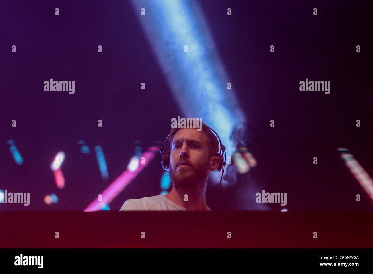 The Scottish musician Calvin Harris performs during the Primavera Sound, at the City of Rock