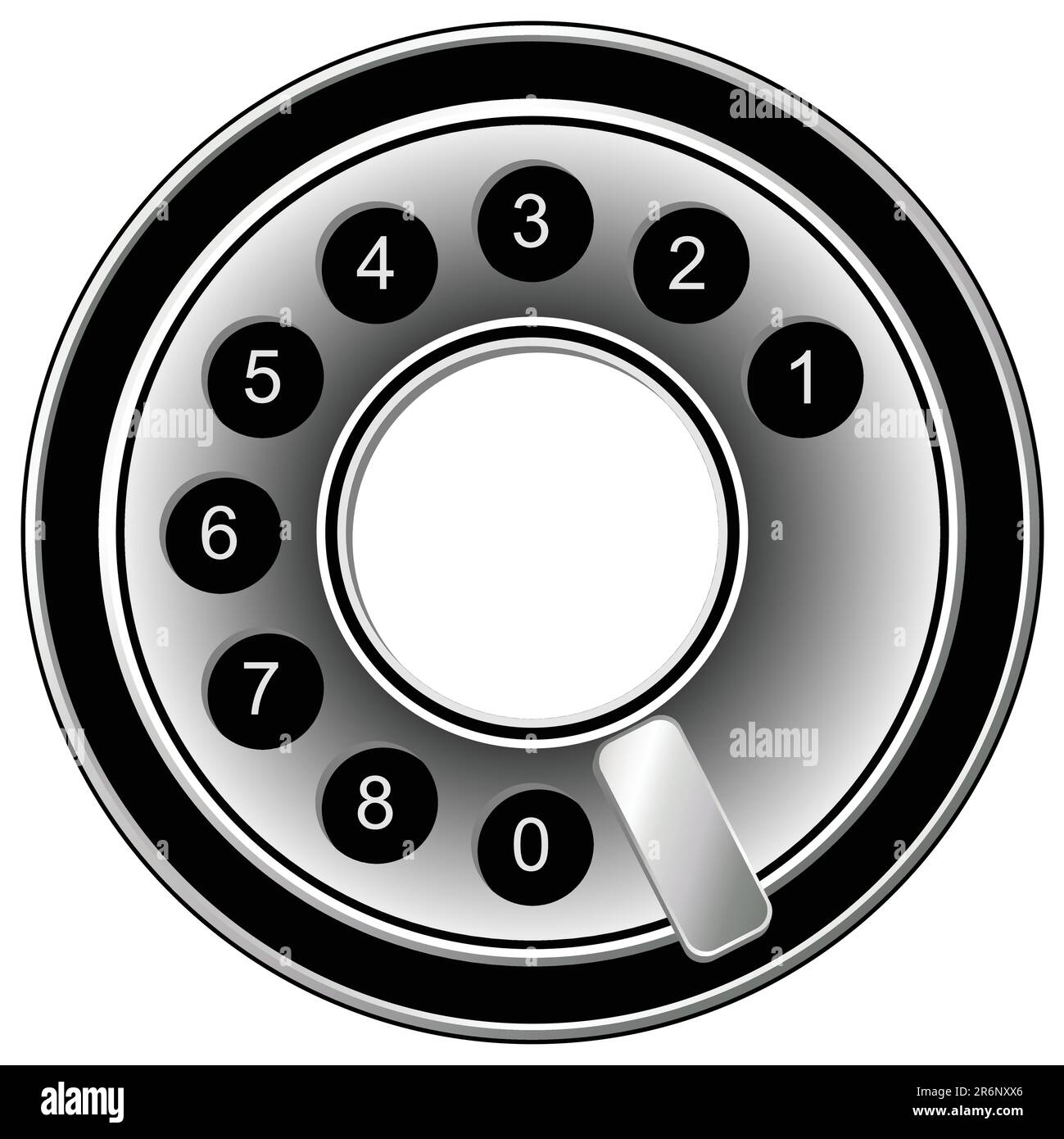 old-telephone-dialing-disk-isolated-over-white-stock-vector-image-art