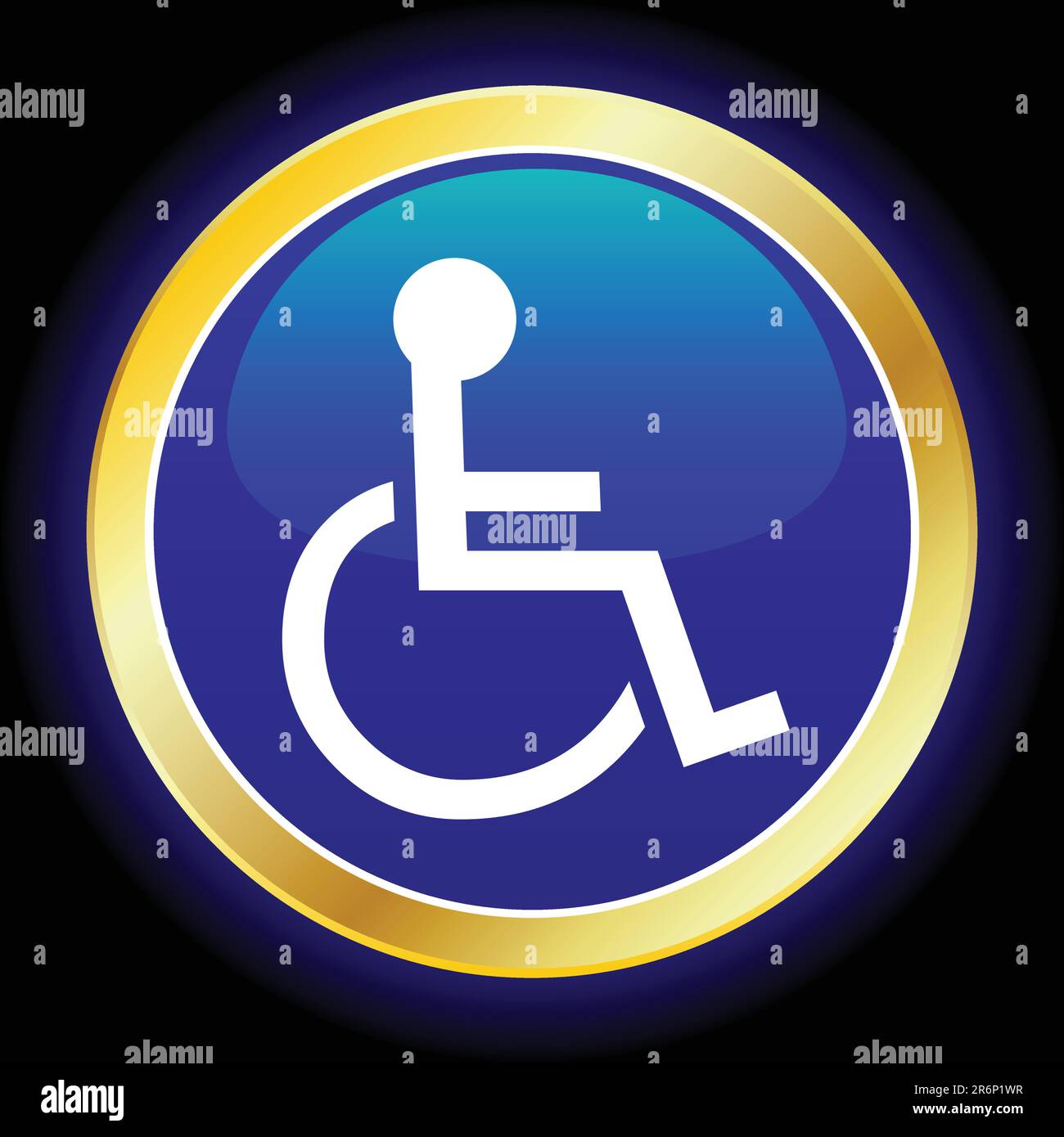 vector wheelchair access sign Stock Vector Image & Art - Alamy