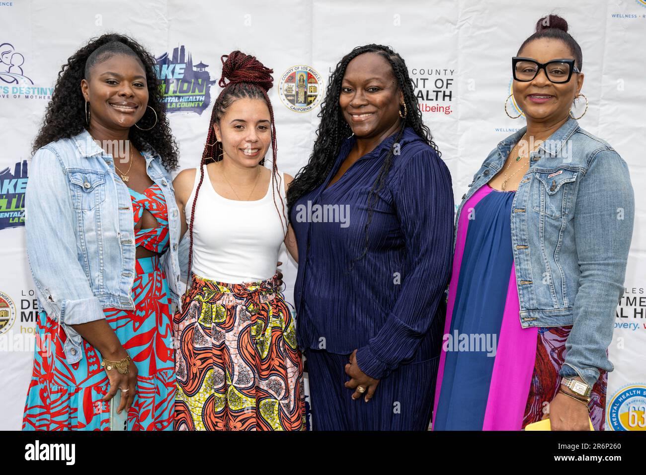 Los Angeles, USA. 10th June, 2023. Panelists Breea Charles, Dr. Farrah