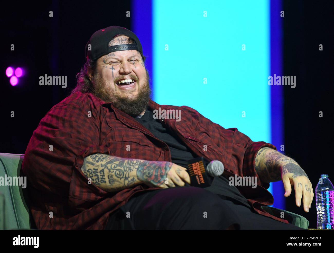 Nashville, TN, USA. 9th June, 2023. Jelly Roll on stage for CMA Fest