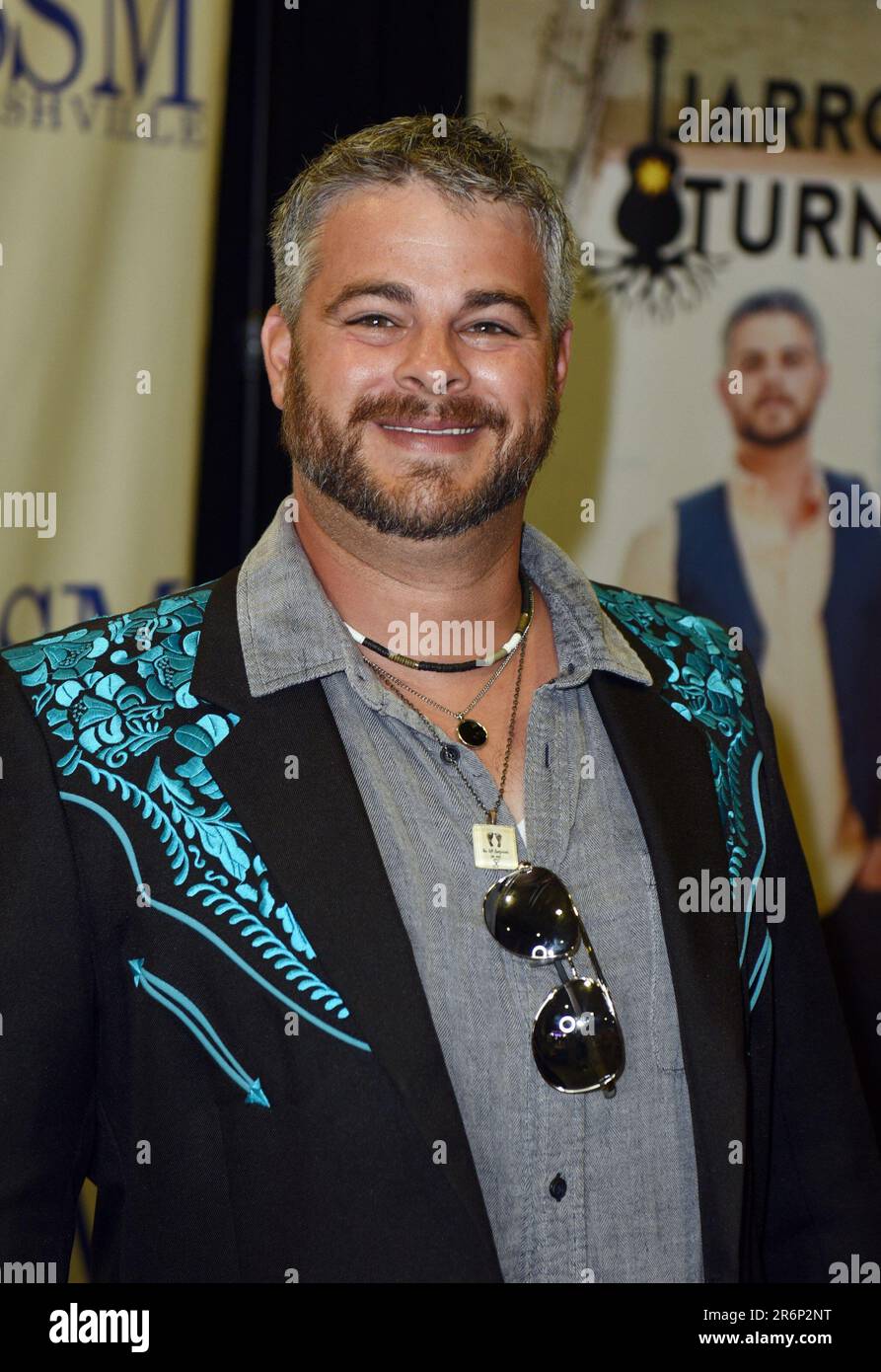 Nashville, TN, USA. 9th June, 2023. Jarrod Turner on stage for CMA Fest