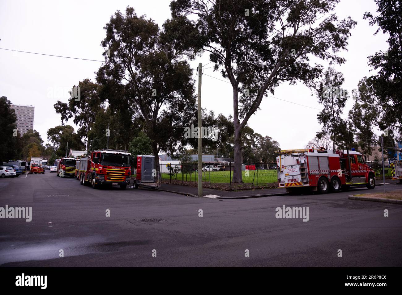 MELBOURNE, AUSTRALIA JULY 7 Streets are filled with emergency
