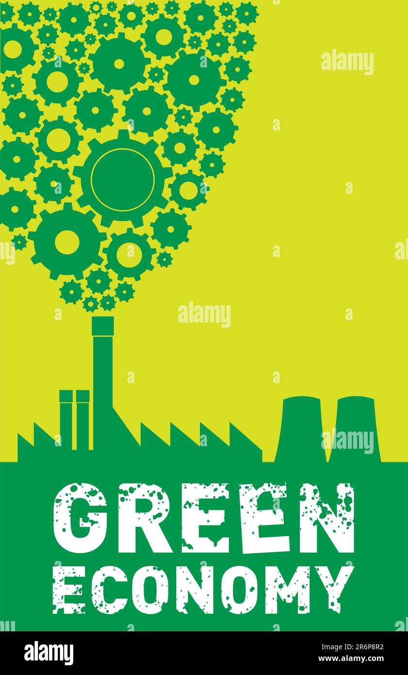 vector illustration for green economy Stock Vector Image & Art - Alamy