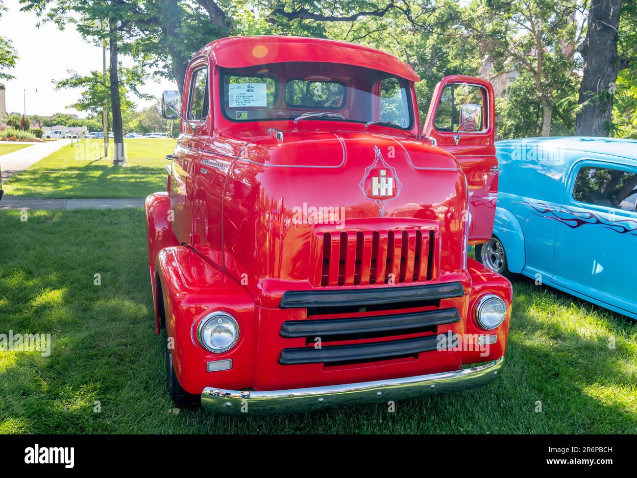Canon City, CO, USA June 10, 2023 Vintage cars and the peoople they attract at the 41st