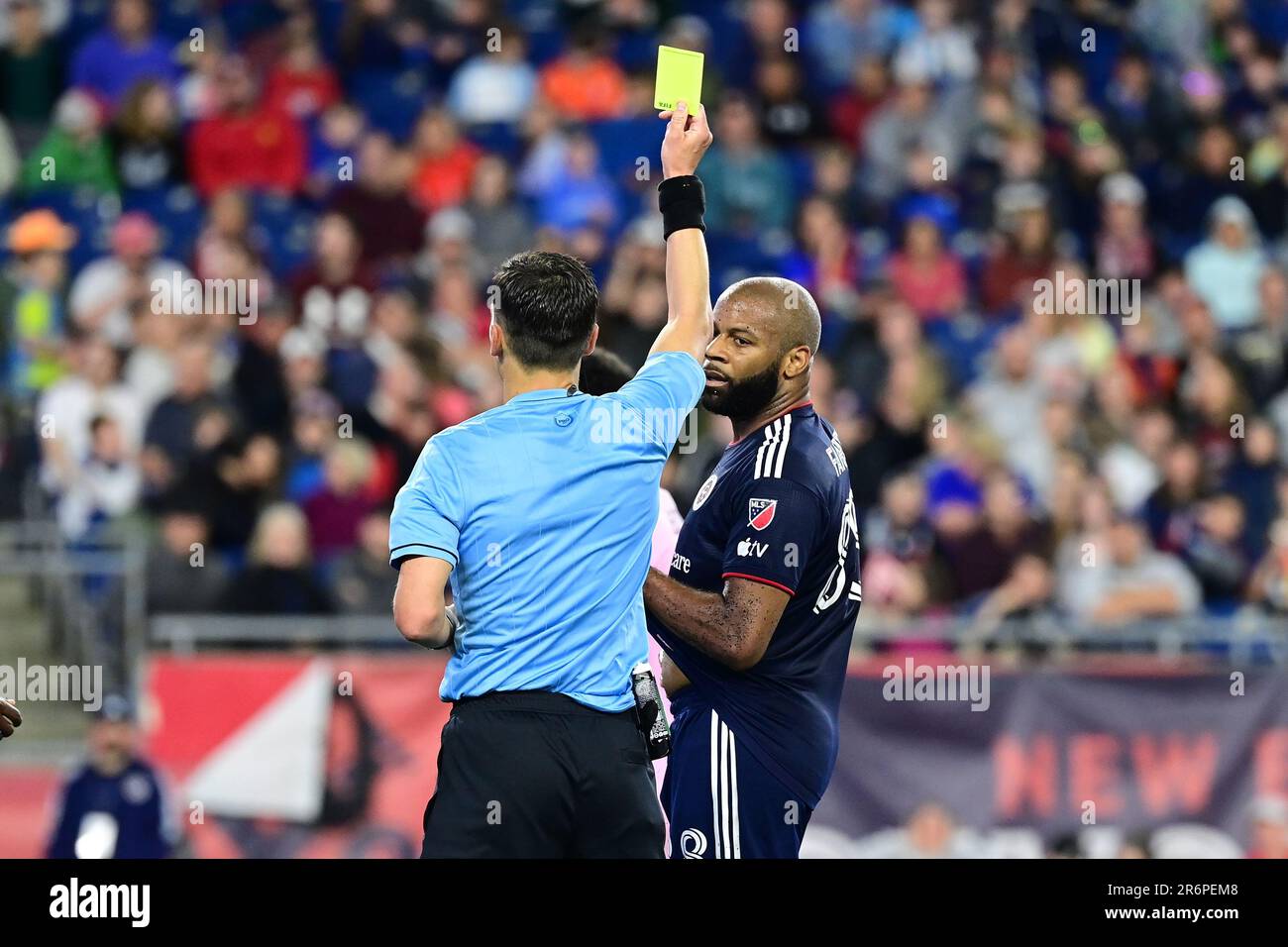 June 10, 2023; New England Revolution defender Andrew Farrell (88 ...