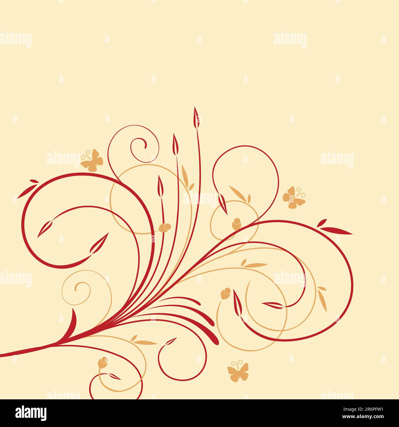Beautiful background with flower for design. Vector Stock Vector Image ...