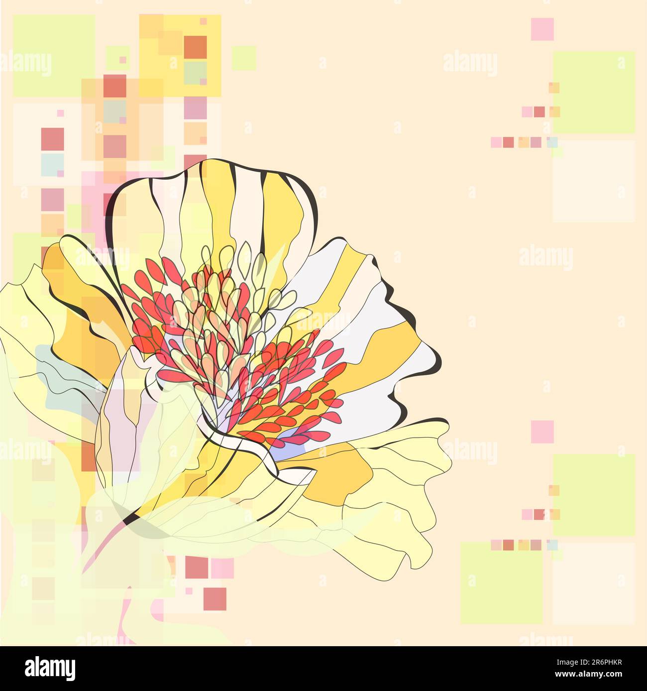 Romantic floral background Stock Vector Image & Art - Alamy