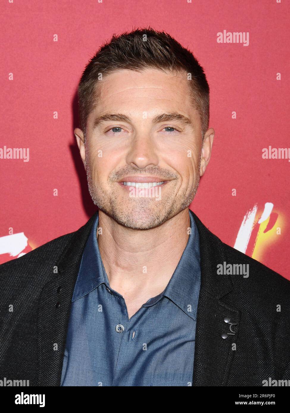HOLLYWOOD, CALIFORNIA - JUNE 09: Eric Winter attends the special screening of Searchlight Pictures' 'Flamin' Hot' at Hollywood Post 43 - American Legi Stock Photo