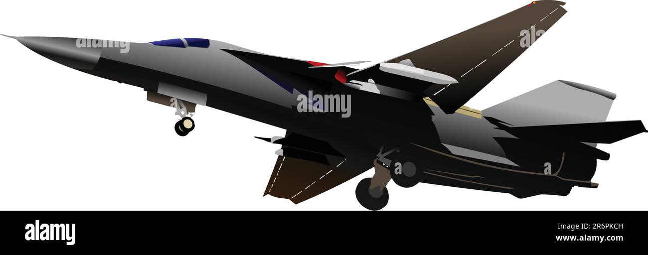 Vector combat aircraft Stock Vector Image & Art - Alamy
