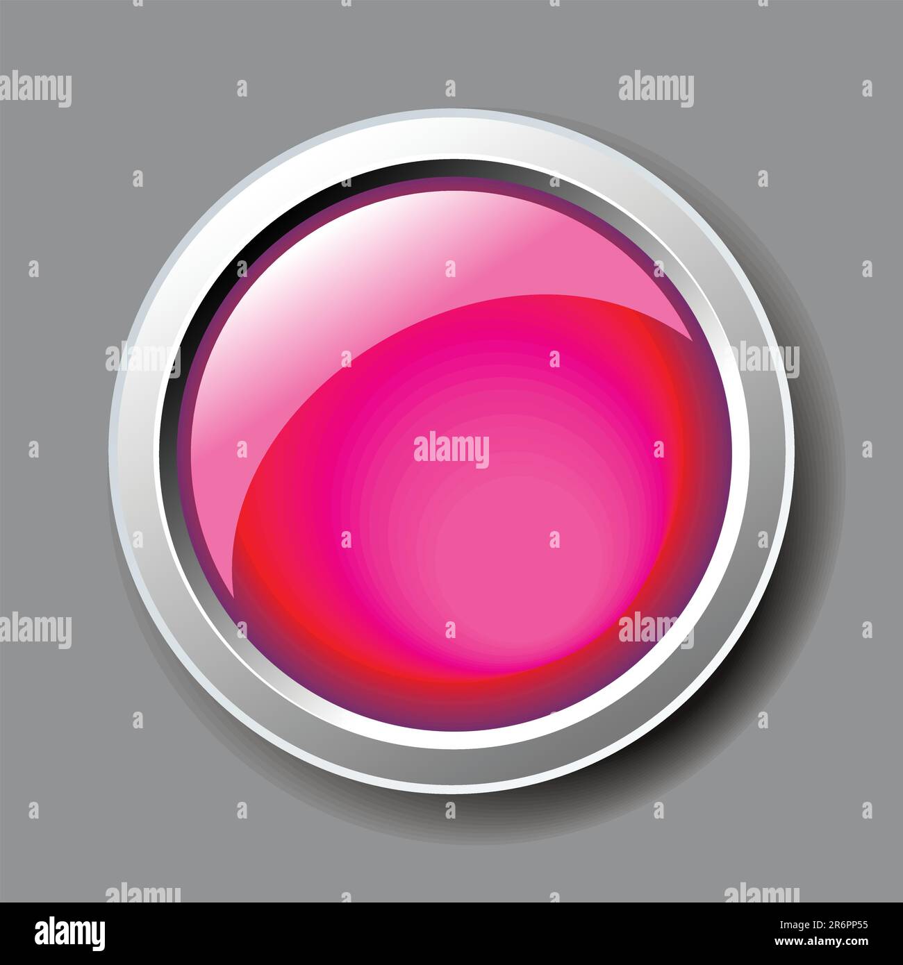 abstract shiny pink button vector illustration Stock Vector Image & Art