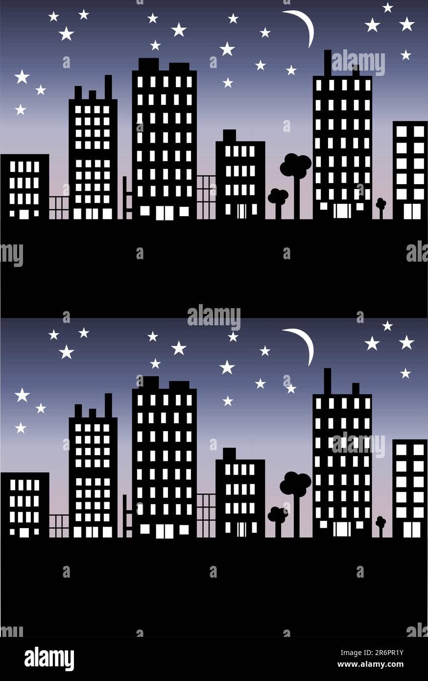 illustration of city skyline Stock Vector Image & Art - Alamy
