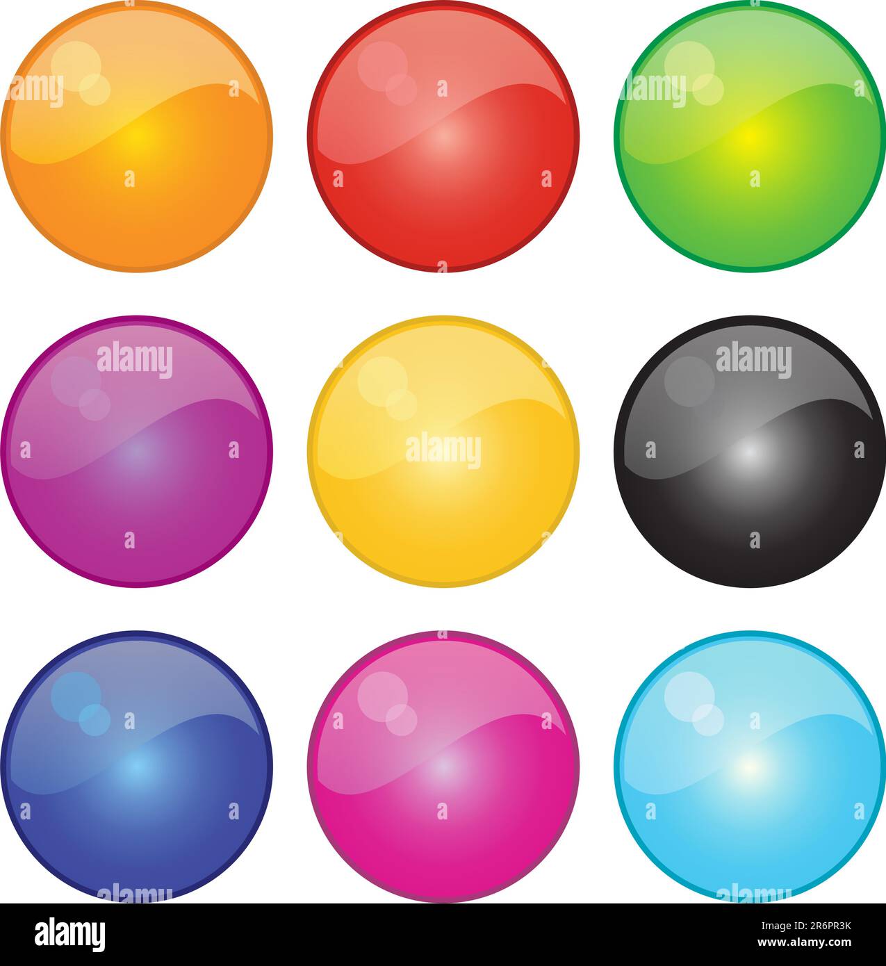 Marble Button Vector Colourful marble Stock Vector Images - Alamy