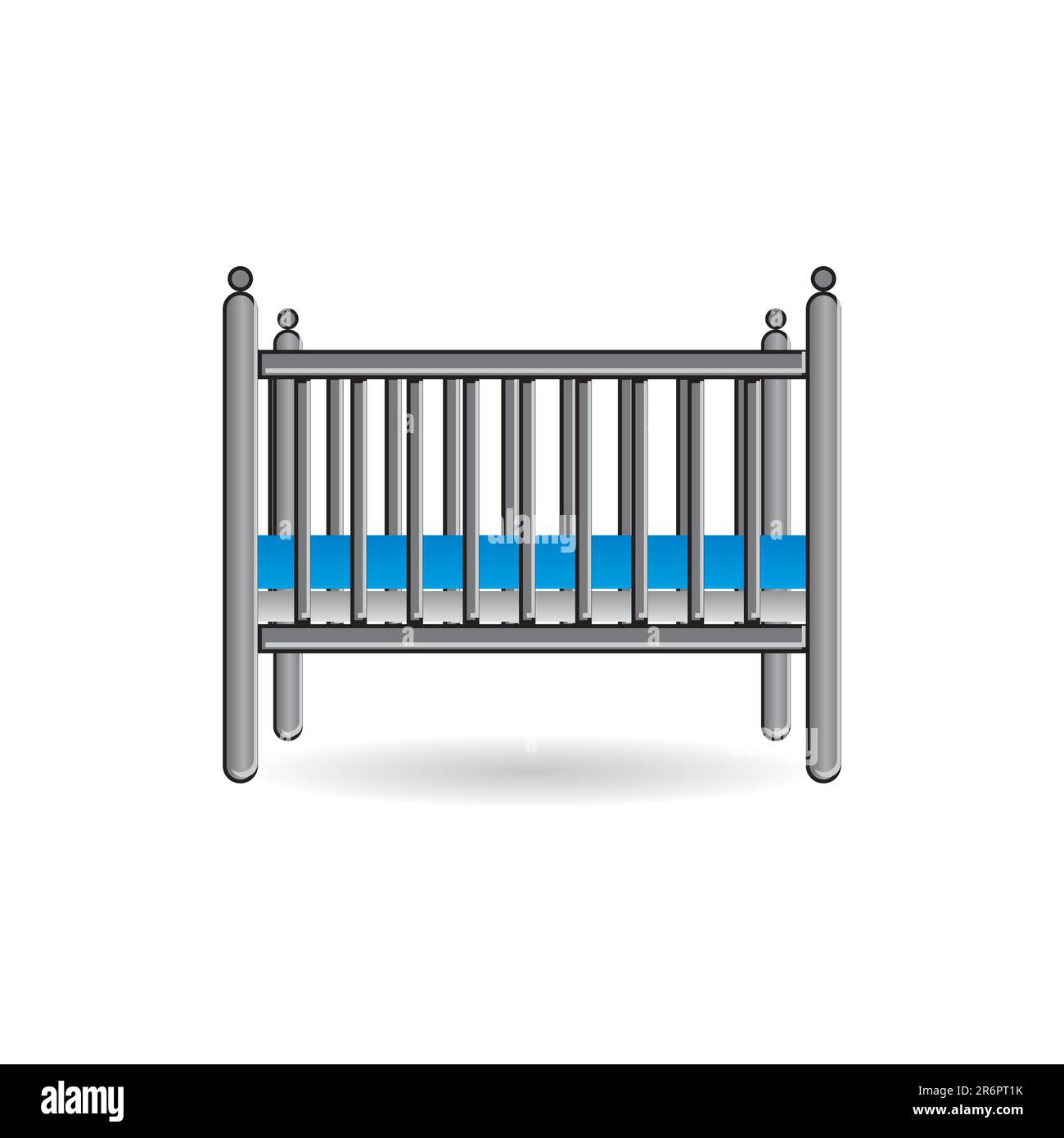 baby bed Stock Vector
