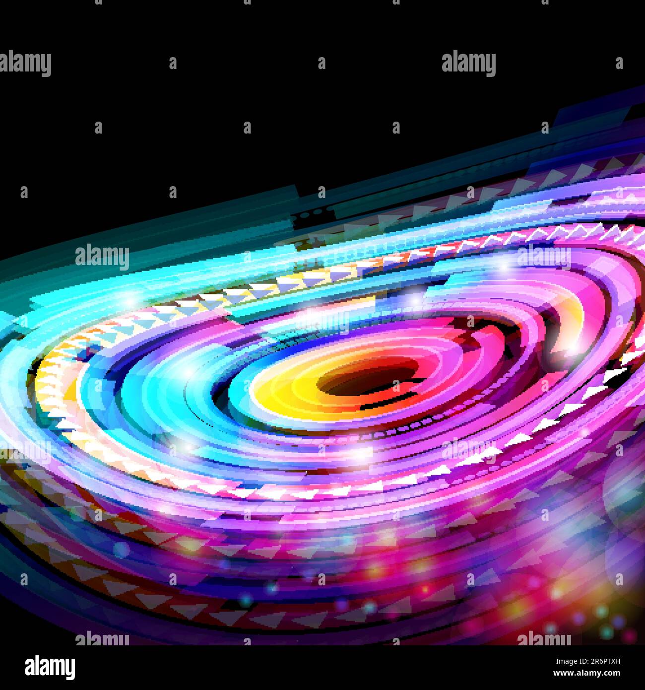Neon technology Stock Vector Images - Alamy