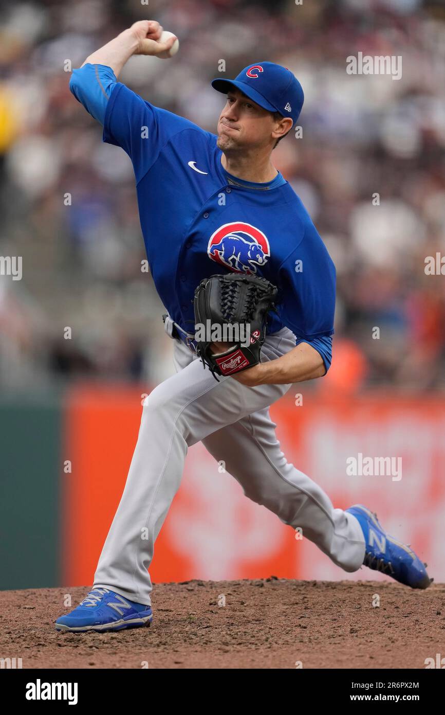 Chicago Cubs' Kyle Hendricks against the San Francisco Giants during a  baseball game in San Francisco, Saturday, June 10, 2023. (AP Photo/Jeff  Chiu Stock Photo - Alamy