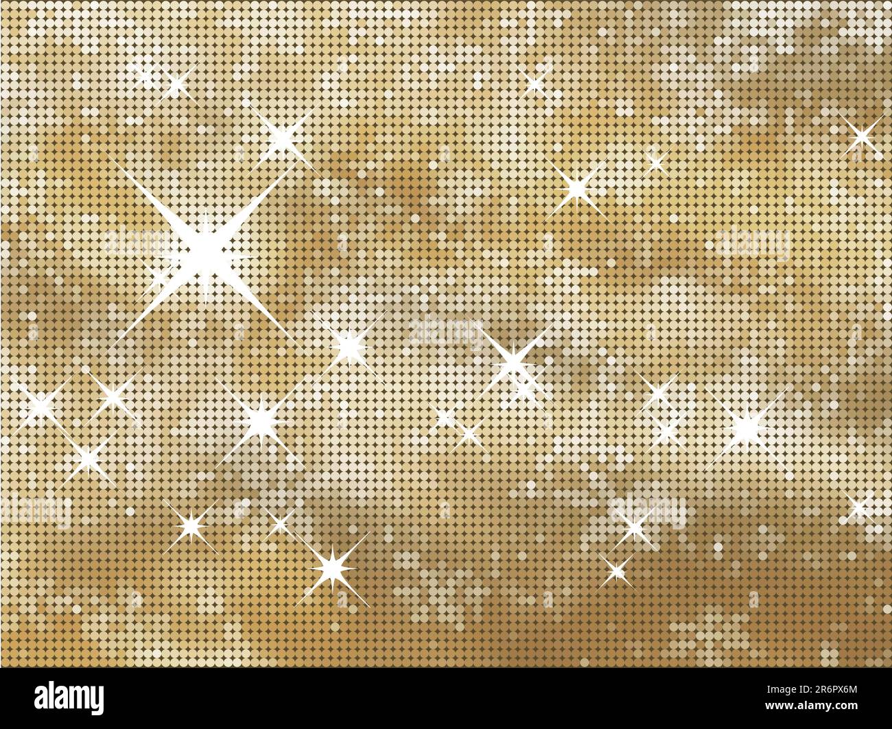 Glittery gold Christmas background in halftone dots Stock Vector Image ...