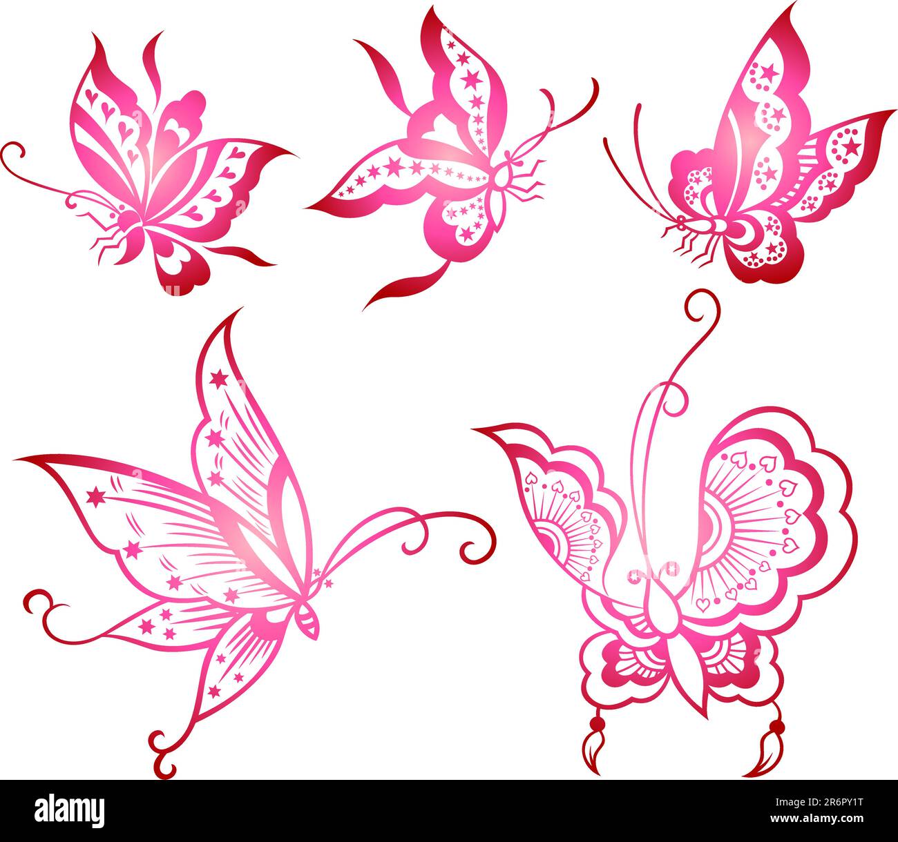 butterfly icon design Stock Vector Image & Art - Alamy