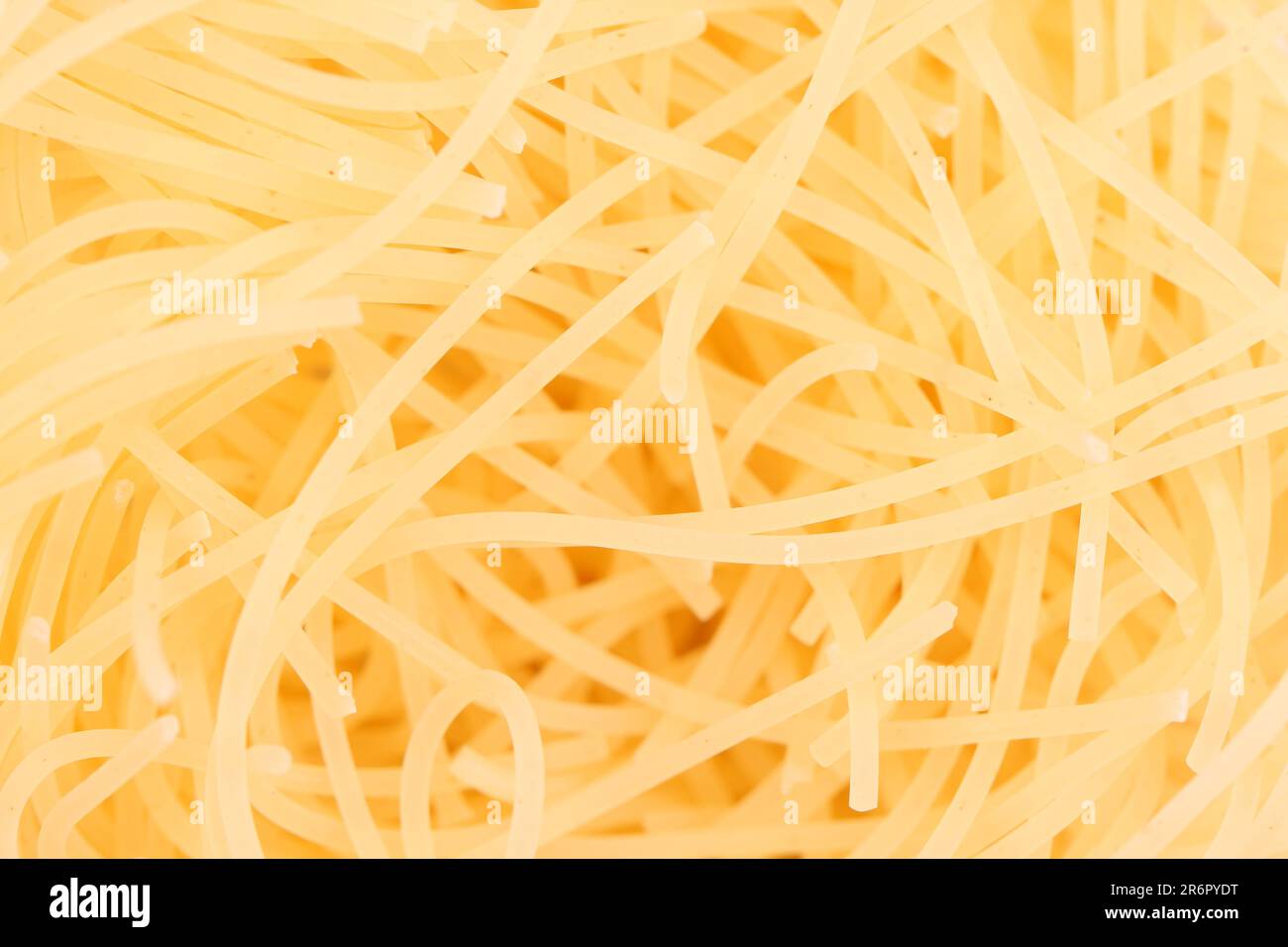 A background of pasta capelli d angelo close-up. Stock Photo