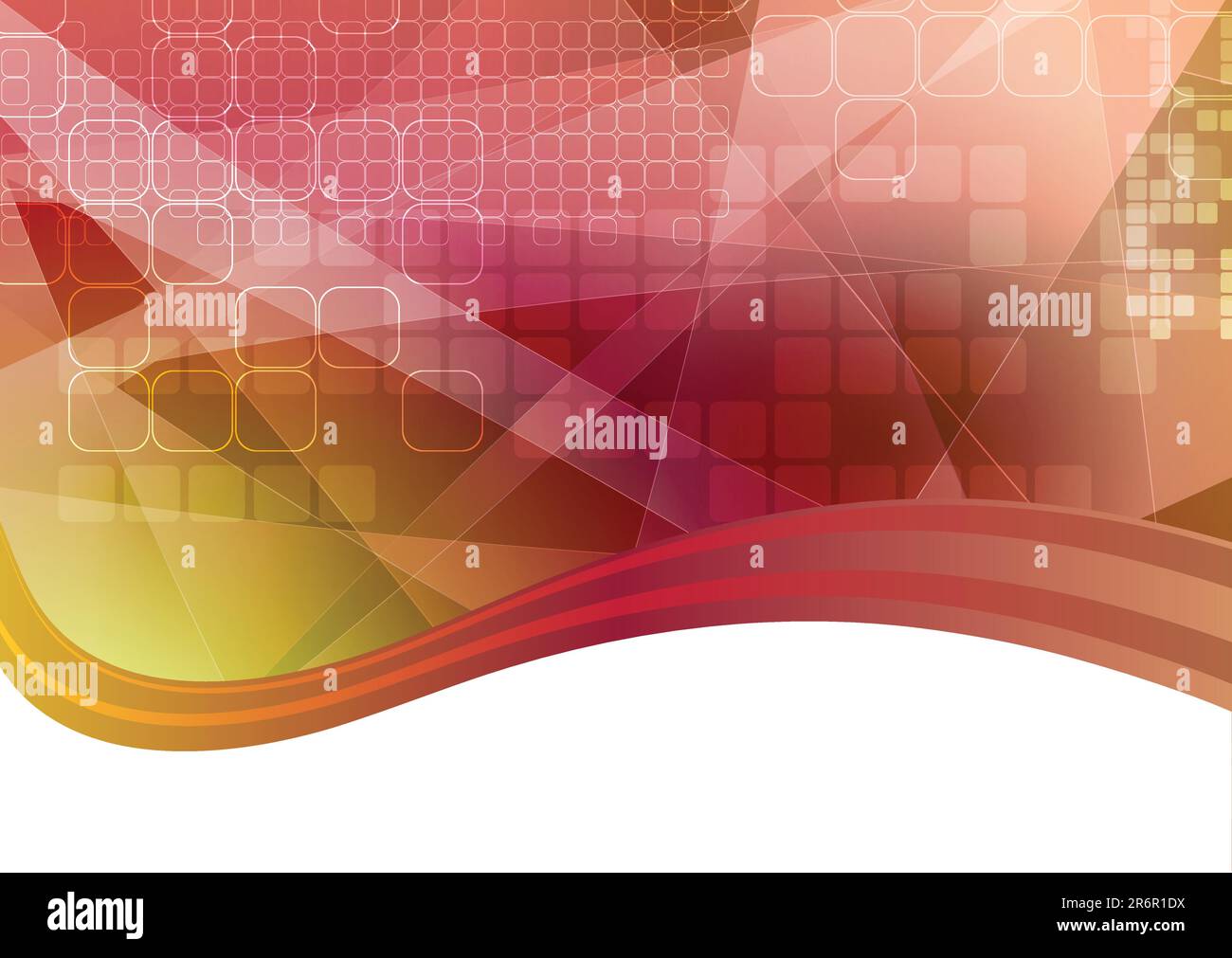 Abstract square background with wave (eps 10 Stock Vector Image & Art ...
