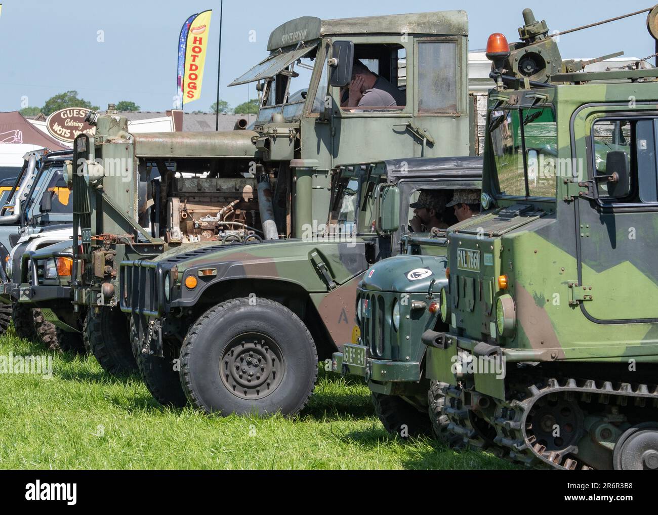 Military - Smallwood Steam & Vintage Rally 2023 Stock Photo - Alamy