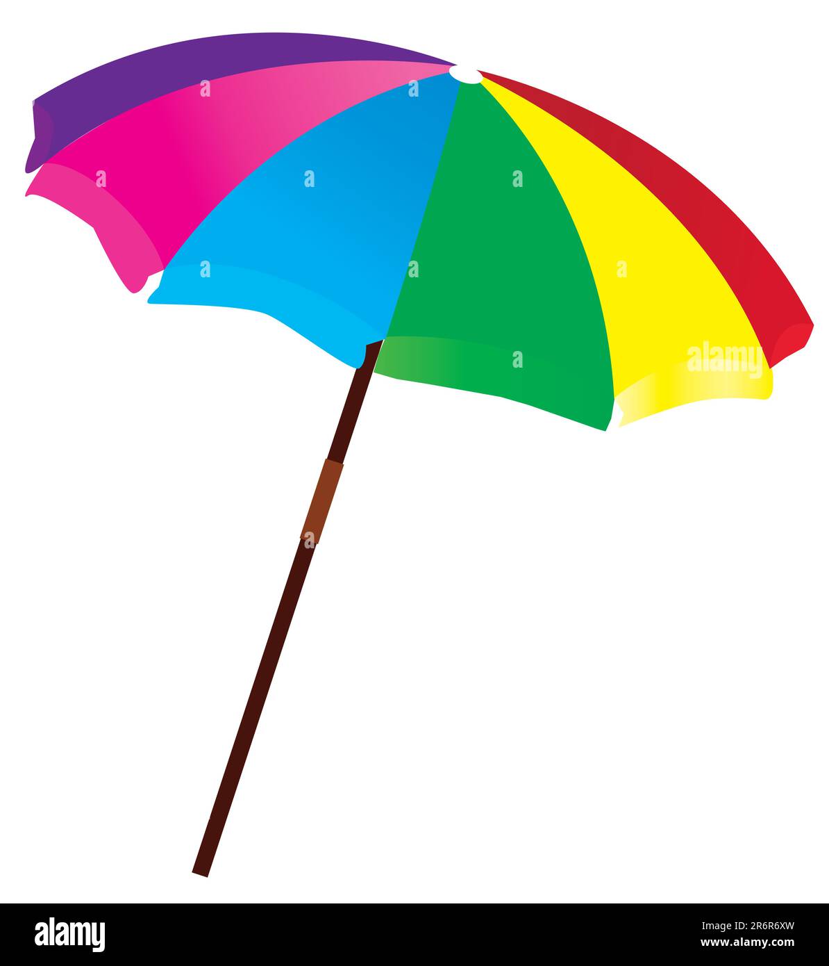 vector illustration of a beach umbrella Stock Vector Image & Art - Alamy