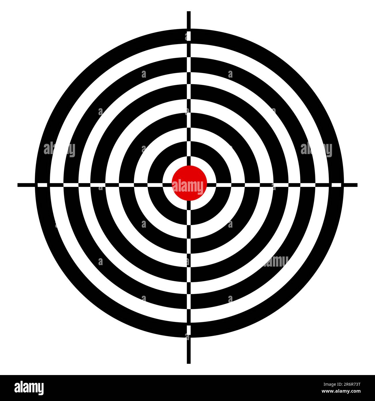 illustration of target board on white background Stock Vector Image