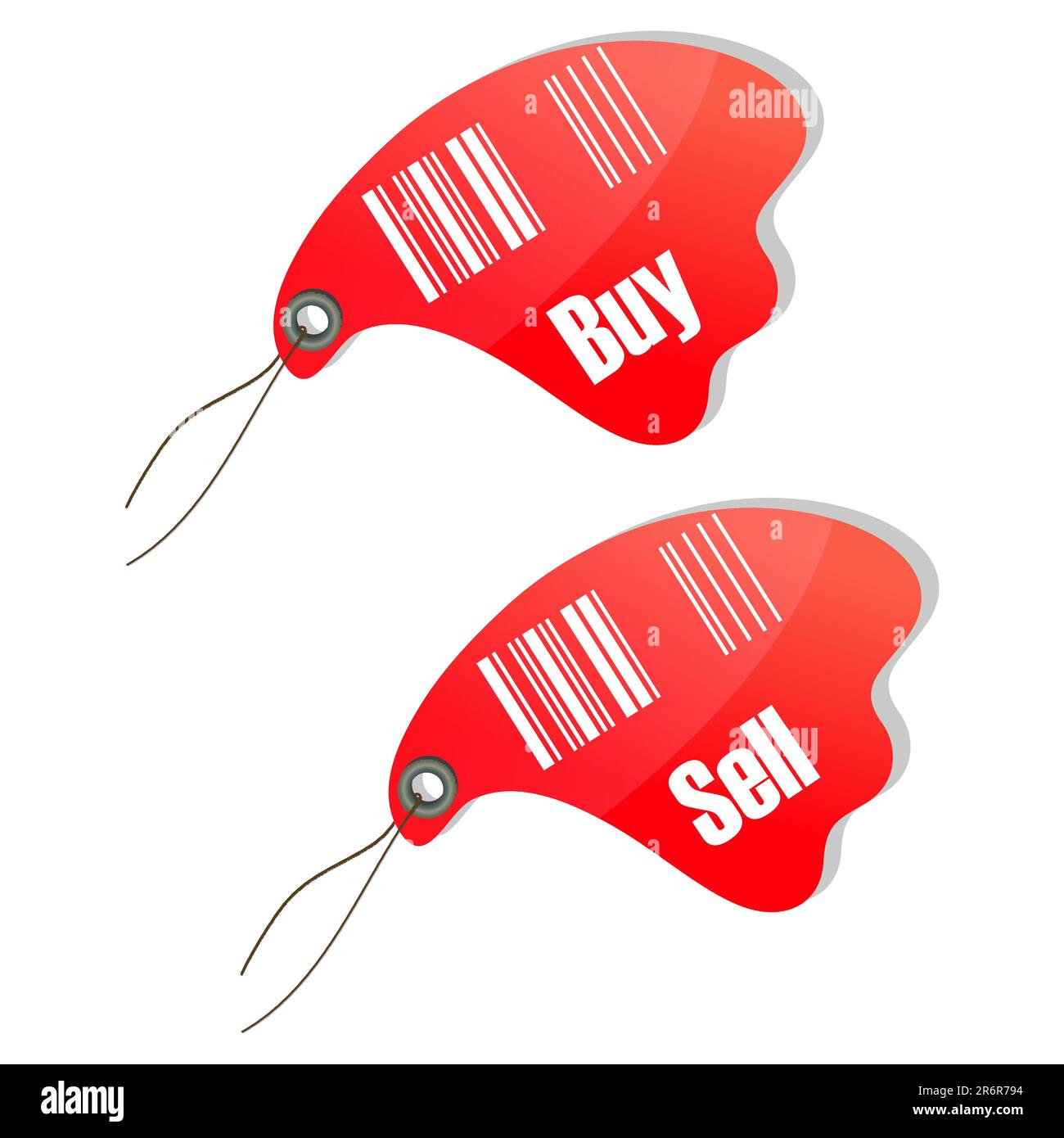 illustration of product tag on white background Stock Vector Image
