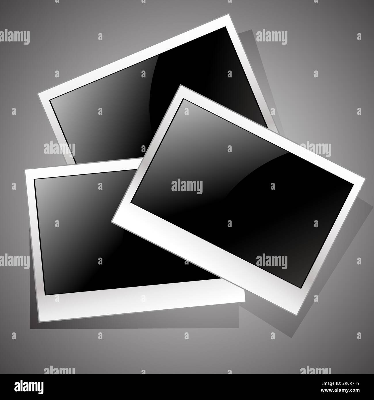 photo frames, this illustration may be useful as designer work Stock
