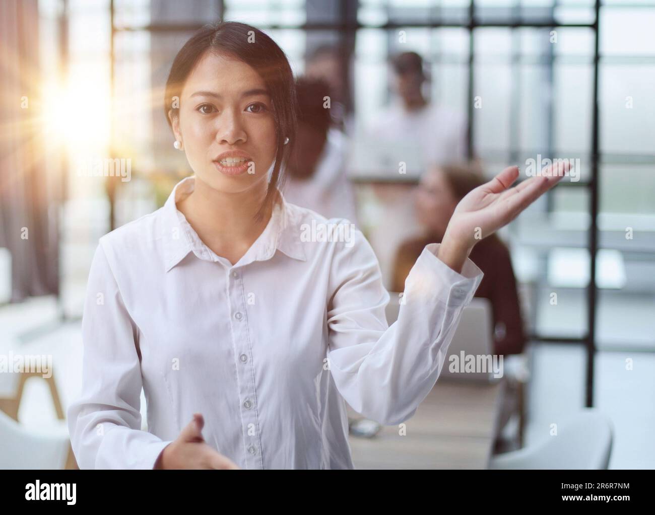 Group charming positive asian hi-res stock photography and images - Alamy