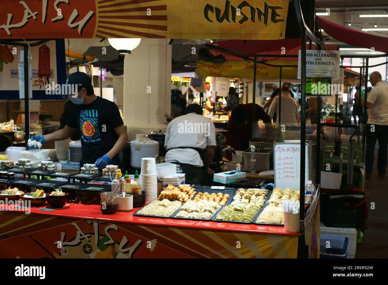 upmarket brick lane food hall