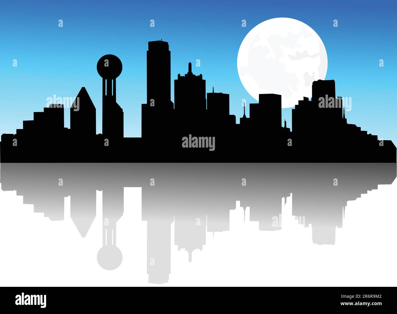 Vector illustration of urban skylines Stock Vector