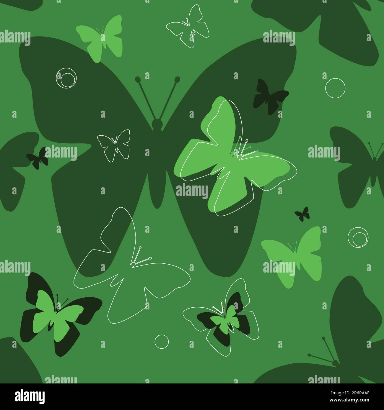 Seamless background with butterflies Stock Vector Image & Art - Alamy