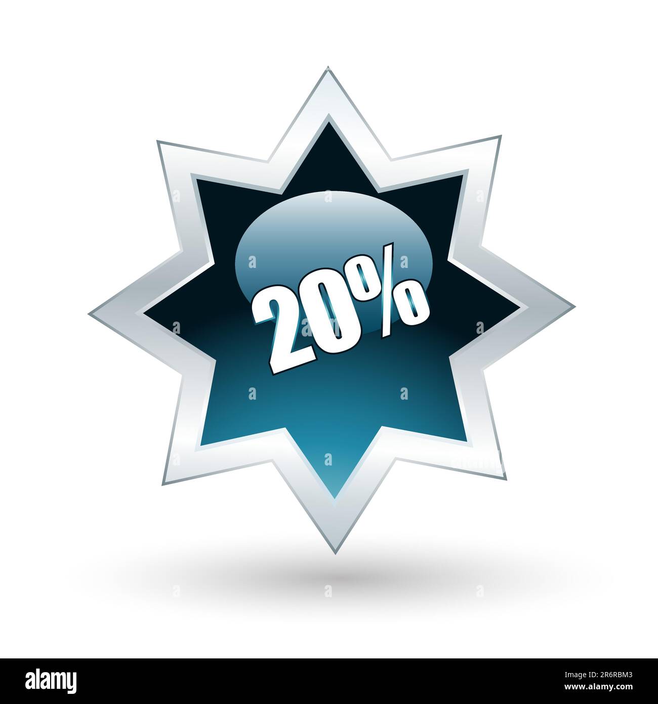 illustration of discount sign on white background Stock Vector Image