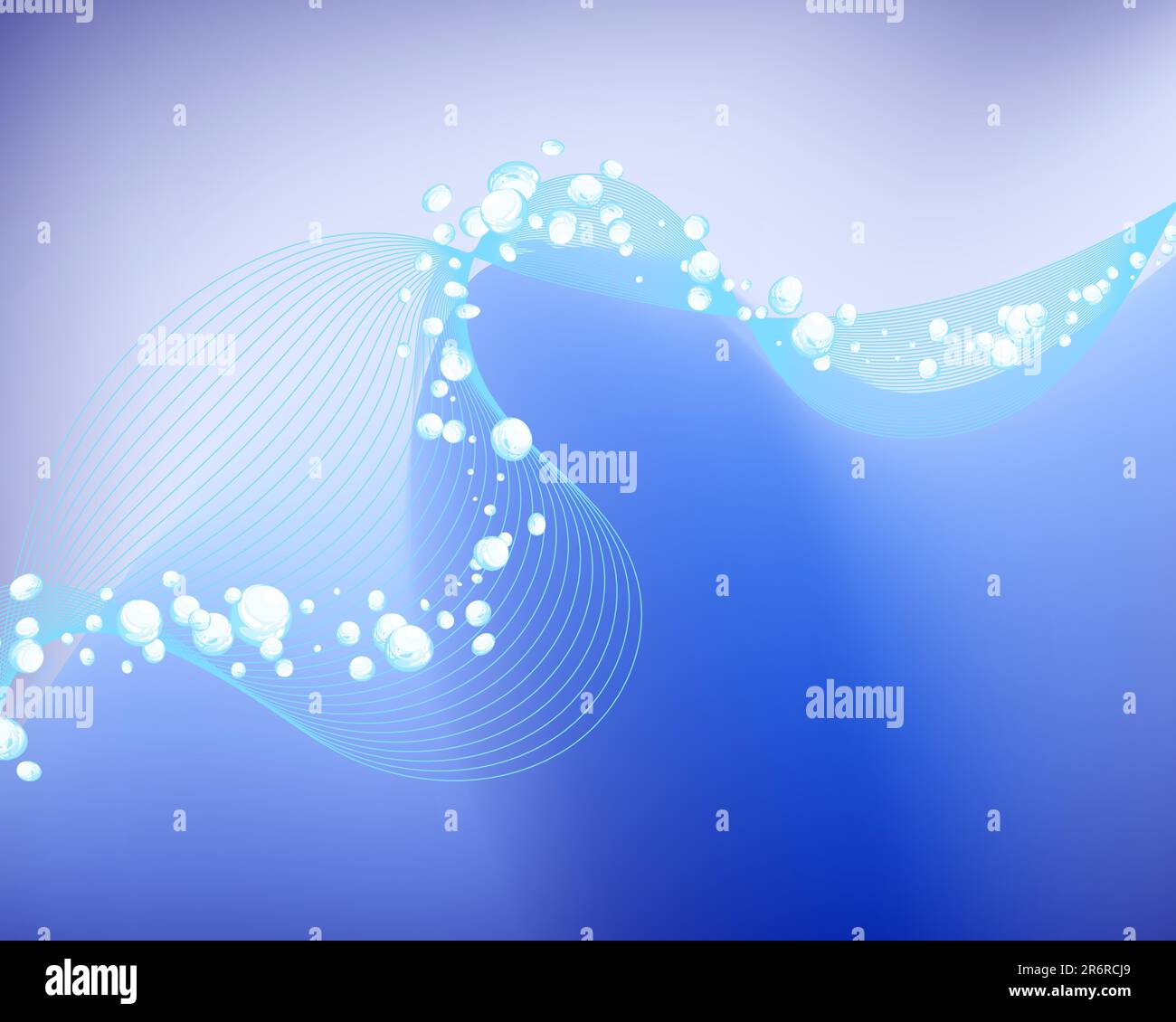 Abstract water vector background with bubbles of air Stock Vector Image ...